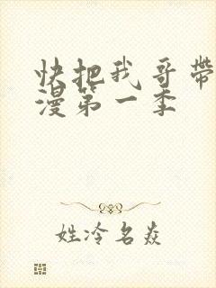 快把我哥带走动漫第一季