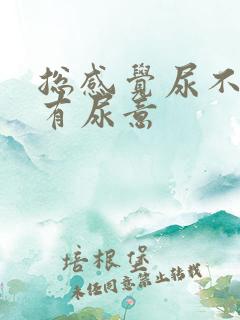 总感觉尿不尽总有尿意