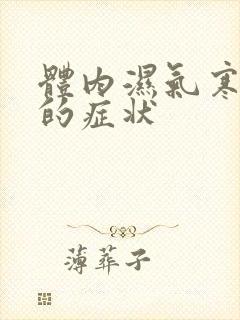 体内湿气寒气重的症状