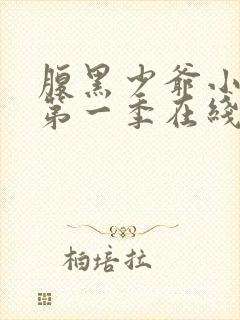 腹黑少爷小甜妻第一季在线观看