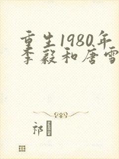 重生1980年李毅和唐雪电视剧