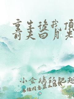 重生后我顶替了前夫白月光完整小说