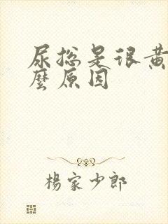 尿总是很黄是什么原因