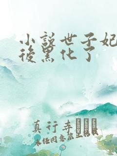 小说世子妃重生后黑化了