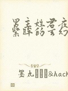 男主姓君夜宸有紫眸的玄幻小说