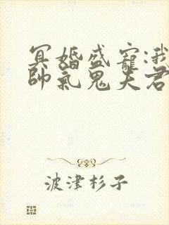 冥婚盛宠:我的帅气鬼夫君