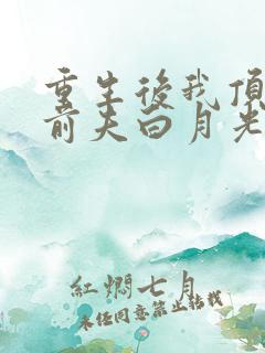 重生后我顶替了前夫白月光小说免费阅