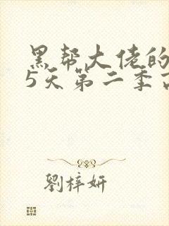 黑帮大佬的365天第二季高清免费