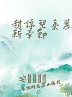 赵锦儿秦慕修最新章节