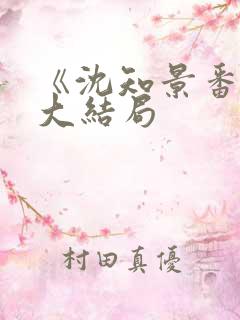 《沈知景番外》大结局