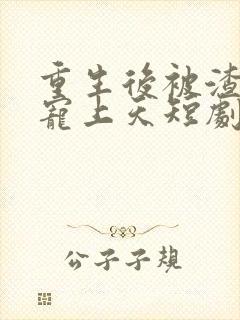 重生后被渣舅舅宠上天短剧