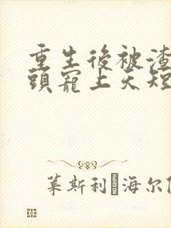 重生后被渣男对头宠上天短剧