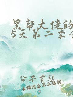 黑帮大佬的365天第二季全集免费观看