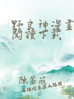 野良神漫画免费阅读下载