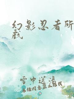 幻影忍者所有游戏