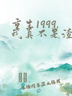 重生1999,我真不是渣男啊