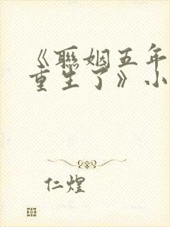 《联姻五年后她重生了》小说