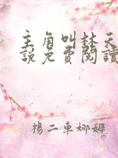 主角叫林天的小说免费阅读