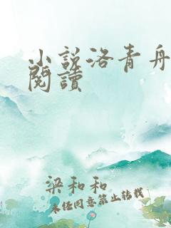 小说洛青舟免费阅读