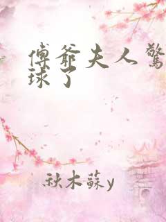 傅爷夫人惊艳全球了