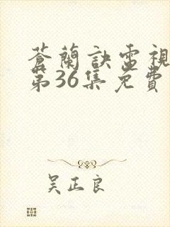 苍兰诀电视剧,第36集免费观看