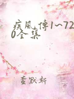 疾风传1~720全集