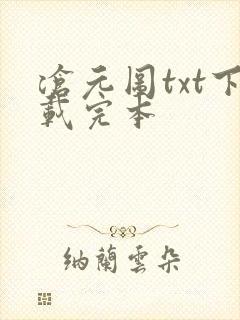 沧元图txt下载完本