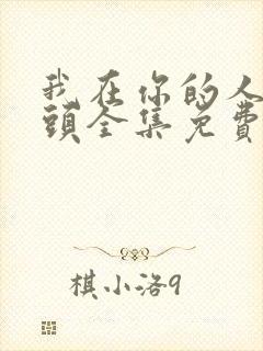 我在你的人生尽头全集免费播放