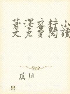 萧泽容柠小说全文免费阅读