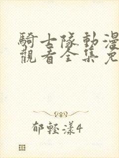 骑士队动漫在线观看全集免费播放