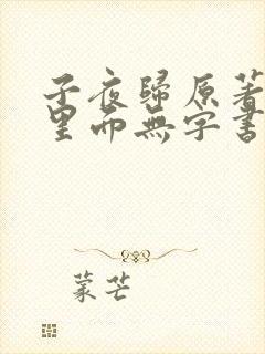 子夜归原著小说里面无字书黑化了吗