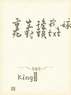 重生后我嫁给了死对头txt