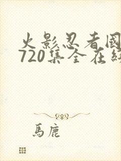 火影忍者国语版720集全在线观看