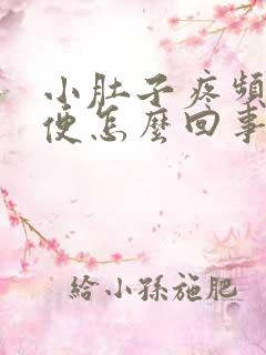 小肚子疼频繁小便怎么回事