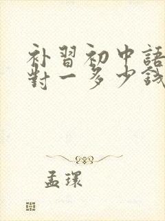 补习初中语文一对一多少钱