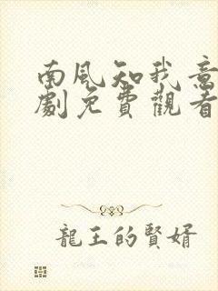 南风知我意电视剧免费观看全集在线播放