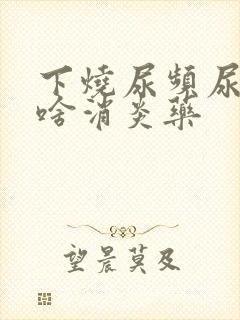 下烧尿频尿疼吃啥消炎药