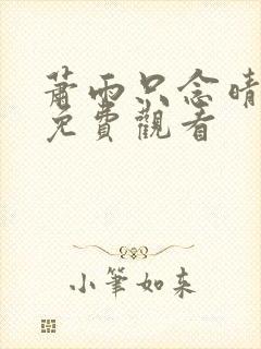 萧雨只念晴短剧免费观看