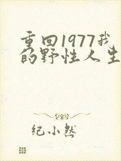 重回1977我的野性人生短剧完整版