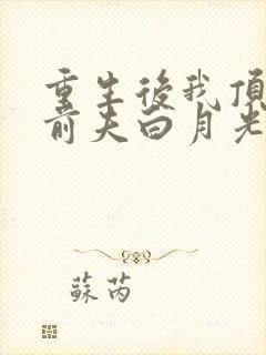 重生后我顶替了前夫白月光在线版