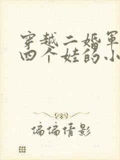 穿越二婚军婚养四个娃的小说