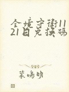 全境守卫11月21日兑换码最新