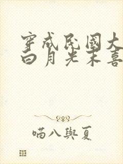 穿成民国大佬的白月光末喜