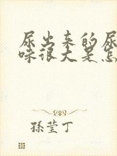 尿出来的尿浑浊味很大是怎么回事