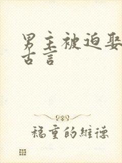 男主被迫娶女主古言