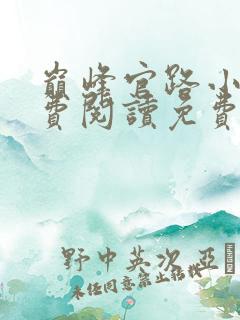 巅峰官路小说免费阅读免费