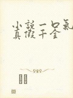 小说一口气看完真假千金