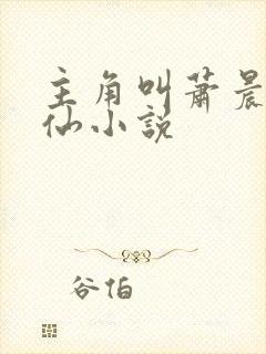 主角叫萧晨的修仙小说