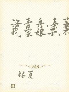 洛青舟,秦蒹葭我家娘子,不对劲