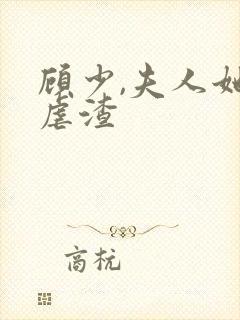 顾少,夫人她又虐渣